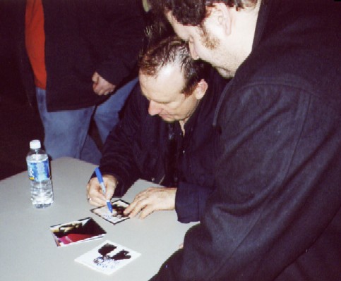 Mr. Hay signs off on a few cds...